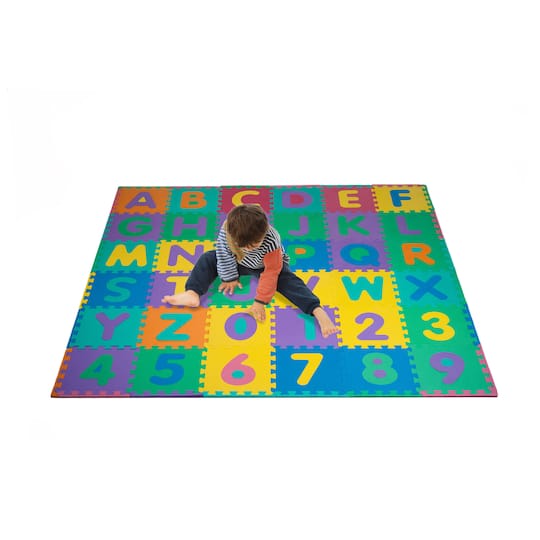 Toy Time 96-Piece Alphabet Foam Puzzle